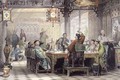 Dinner Party at a Mandarin's House, from 'China in a Series of Views' - (after) Thomas Allom
