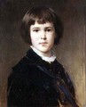 Portrait of the Artist's Son, Gustav - Baron Heinrich von Angeli