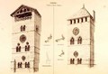 Fragments of Baronial Residences, Cahors, France, from 'Examples of the Municipal, Commercial, and Street Architecture of France and Italy from the 12th to the 15th Century' - R. Anderson