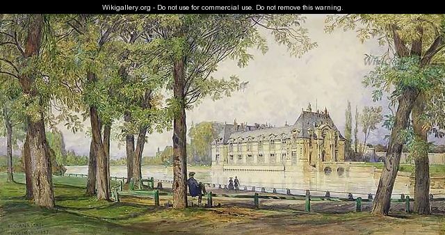 View of the Petit Chateau de Chantilly - Auguste-Paul-Charles Anastasi