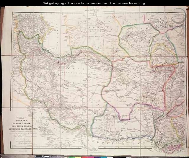 Map of Central Asia - John Arrowsmith