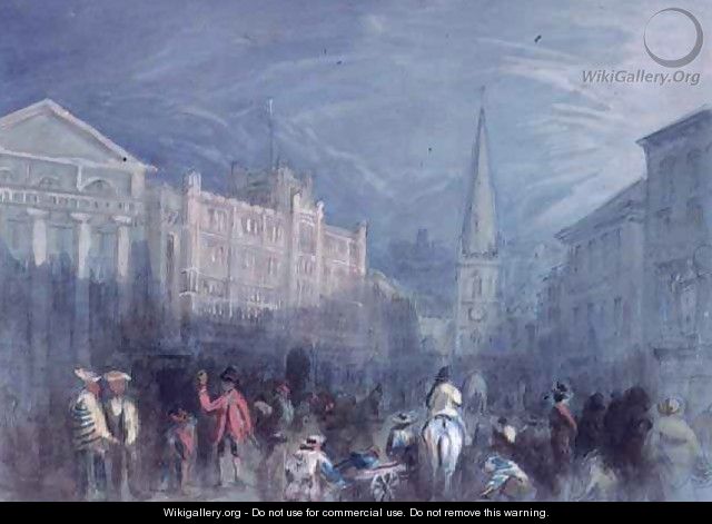 View of Broad Street, Bristol - Francis Abel William Taylor Armstrong