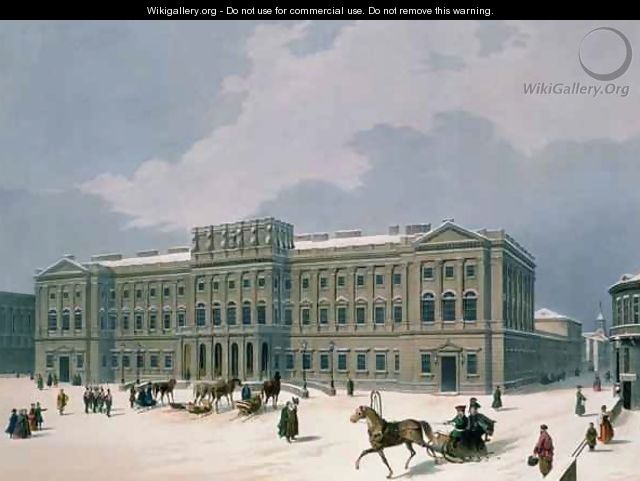 Palace of the Grand Duke of Leuchtenberg in St. Petersburg - (after) Arnout, Louis Jules