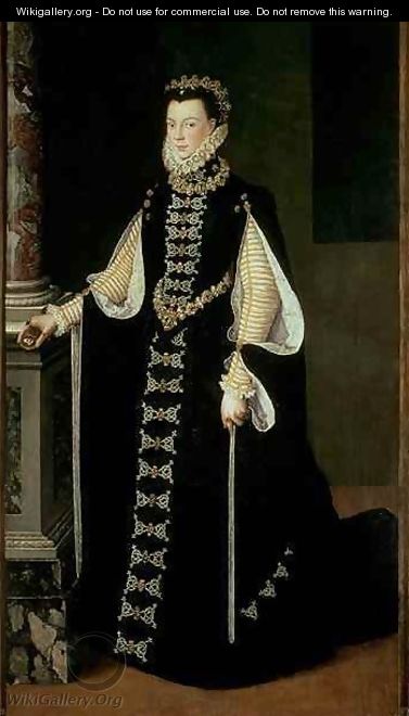 Isabella of Valois, Queen of Spain (1545-68), wife of King Philip II of Spain (1556-98) - Sofonisba Anguissola