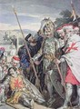 Ivanhoe by Sir Walter Scott: The death of Sir Brian de Bois-Guilbert - John Augustus Atkinson