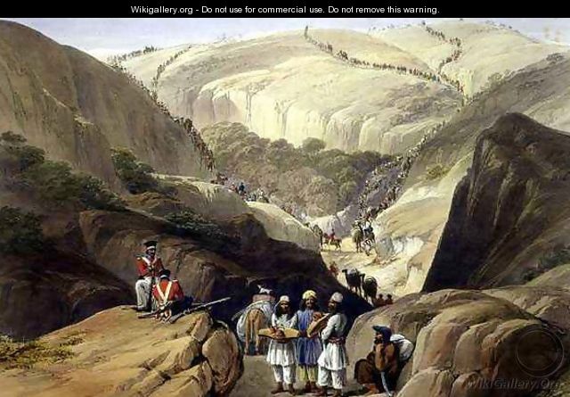 The First Descent Through the Koojah Pass - (after) Atkinson, James