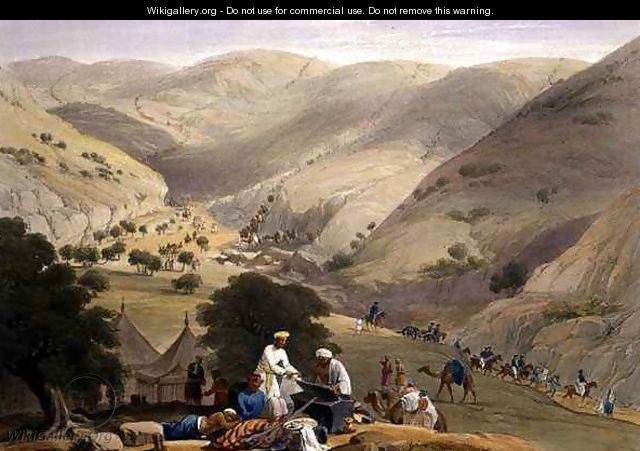 The Third Descent of the Koojah Pass - (after) Atkinson, James