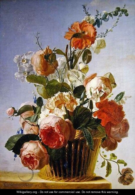Still life with flowers - Jean Jacques Bachelier