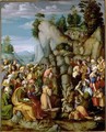 Moses Striking the Rock - Francesco Ubertini Bacchiacca II