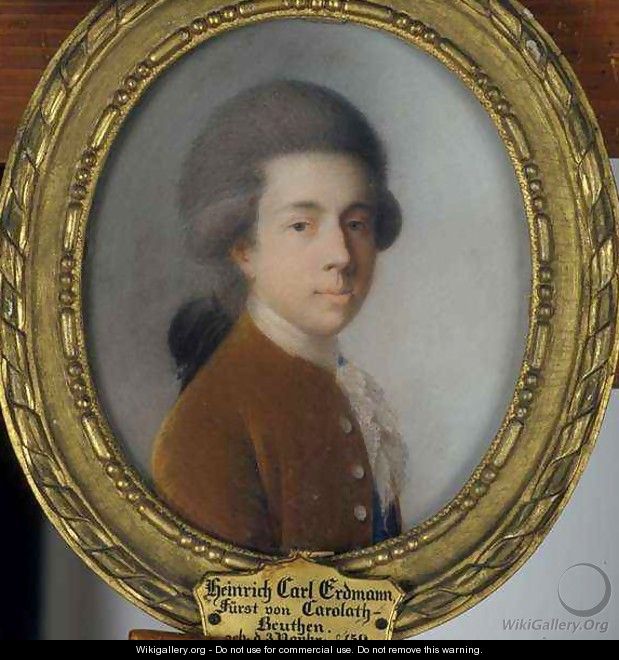 Heinrich Carl Erdmann, Fuerst von Carolath-Beuthen - Johann Philipp Bach