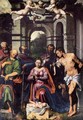 The Adoration of the Christ Child with Saints - Callisto Piazza Da Lodi