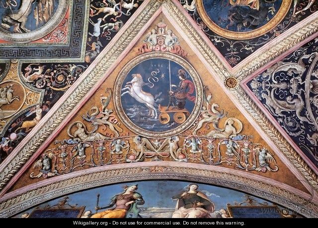 Ceiling decoration (detail) 3 - Pietro Vannucci Perugino