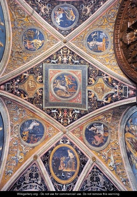 Ceiling decoration - Pietro Vannucci Perugino