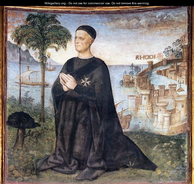 Portrait of the Donor - Bernardino di Betto (Pinturicchio)