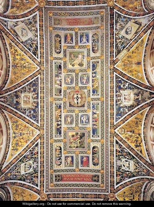 Ceiling decoration - Bernardino di Betto (Pinturicchio)