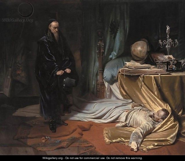 Seni at the Dead Body of Wallenstein - Von Piloty Karl Theodor