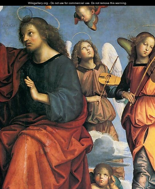 The Crowning of the Virgin (detail) 4 - Raphael