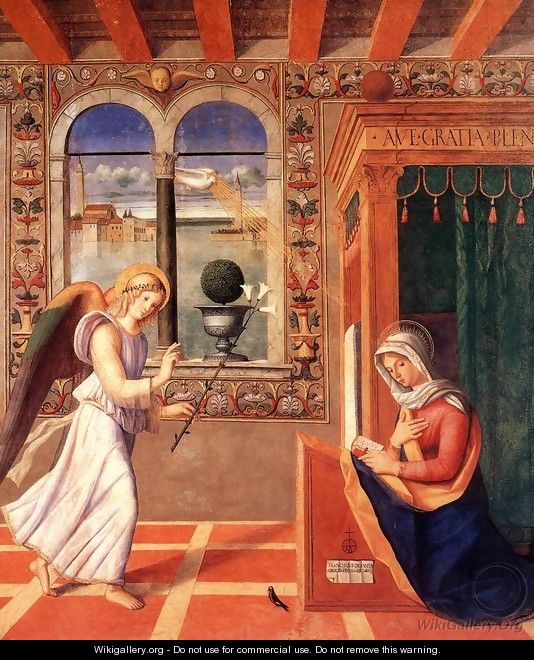 Annunciation - Francesco Di Simone Da Santacroce