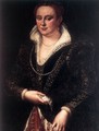 Portrait of Bianca Cappello - Girolamo Del Crocifissaio (see Macchietti)