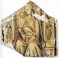 Virgin and Child Enthroned with Sts John the Baptist and John the Evangelist - Lorenzo Monaco