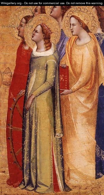 Coronation of the Virgin (detail) - Master Of San Lucchese