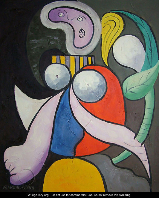 Woman with a Flower - Pablo Picasso (inspired by)
