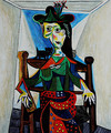 Dora Maar with Cat - Pablo Picasso (inspired by)
