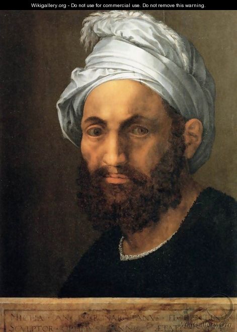 Portrait of Michelangelo - Baccio Bandinelli