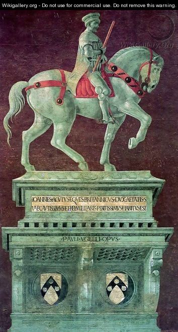 Equestrian Monument to Sir John Hawkwood - Paolo Uccello