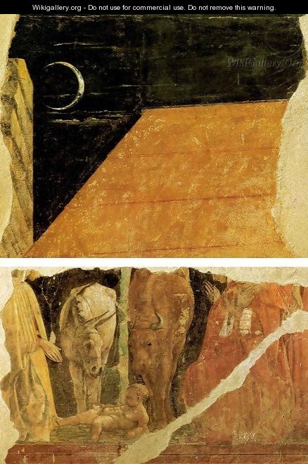 Adoration of the Child, detail 2 - Paolo Uccello