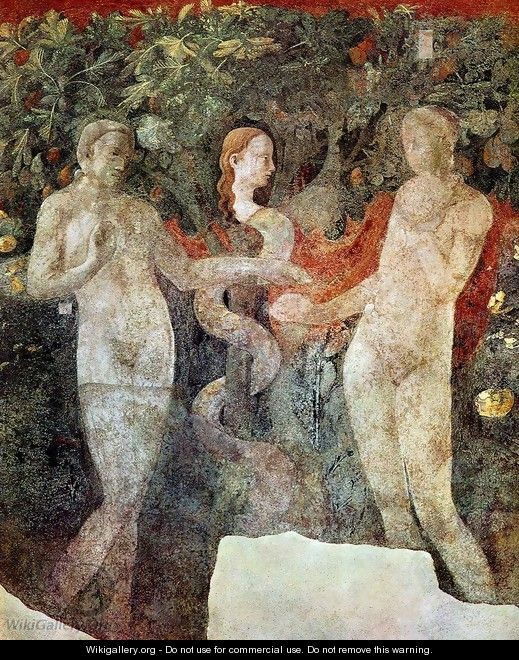 Creation of Eve and the Expulsion, detail - Paolo Uccello