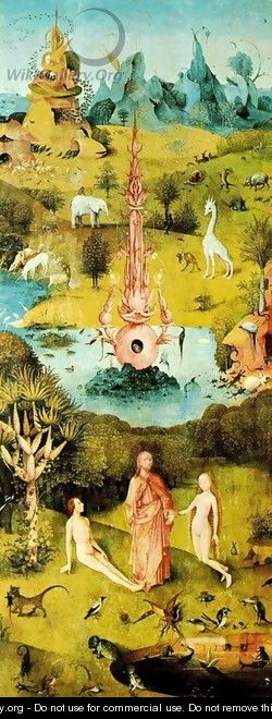 The Garden of Earthly Delights panel 1 - Hieronymous Bosch