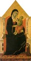 Madonna and Child with a Donor - Ugolino Di Nerio (Da Siena)