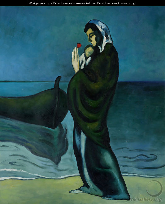 Maternity by the Sea - Pablo Picasso (inspired by)
