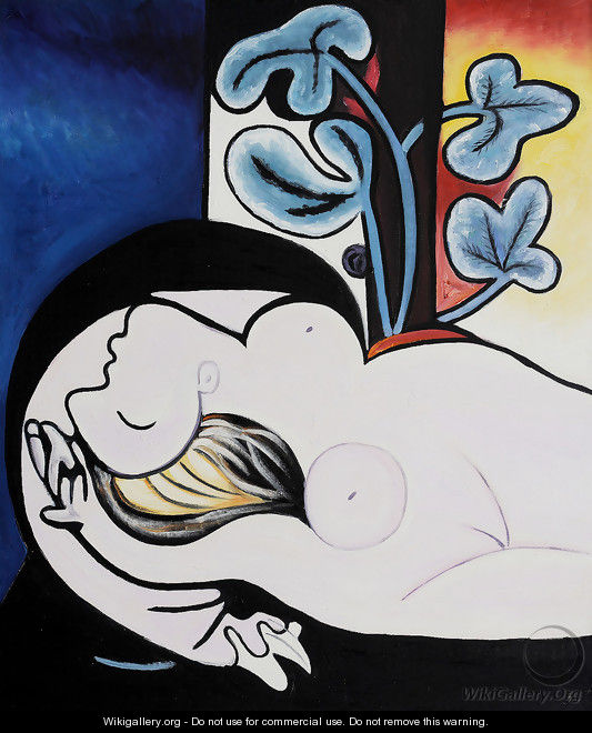Nude in a Black Armchair - Pablo Picasso (inspired by)