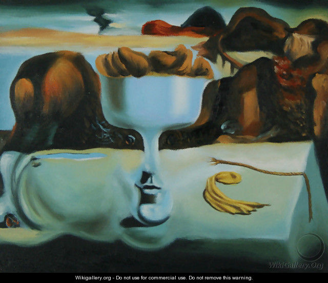 Apparition of Face & Fruit Dish - Salvador Dali (inspired by)