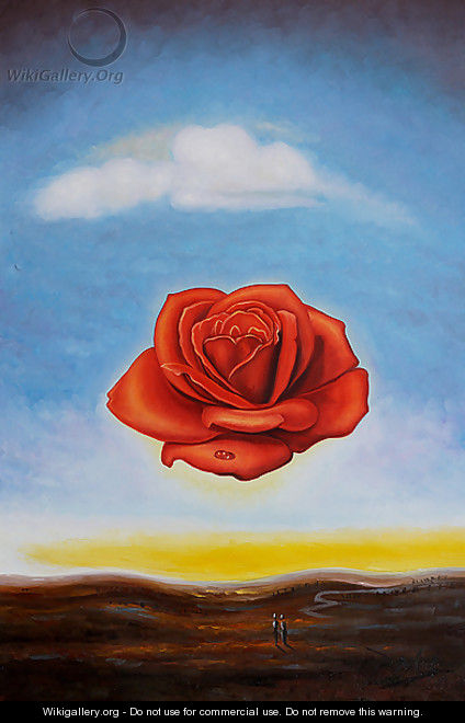 Meditative Rose - Salvador Dali (inspired by)
