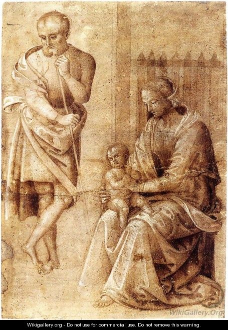 Holy Familiy - Pietro Vannucci Perugino