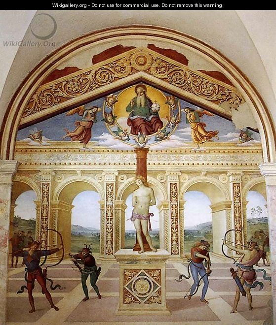 Martyrdom of Saint Sebastian - Pietro Vannucci Perugino