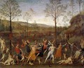 Combat of Love and Chastity - Pietro Vannucci Perugino
