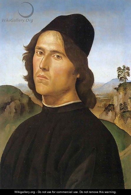 Portrait of Lorenzo di Credi - Pietro Vannucci Perugino