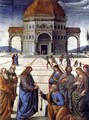 Delivery of the Keys to Saint Peter, detail - Pietro Vannucci Perugino