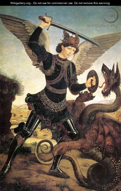 St Michael and the Dragon - Piero del Pollaiuolo