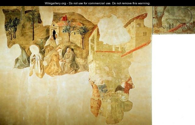 Scenes of Carmelite History, or Scenes from the Thebaid - Fra Filippo Lippi