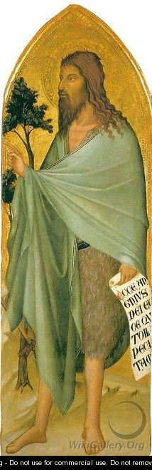 Saint John the Baptist - Ambrogio Lorenzetti