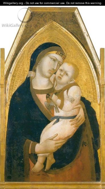 Madonna and Child Clutching a Goldfinch - Ambrogio Lorenzetti