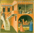 Saint Nicolas bringing a Child back to Life - Ambrogio Lorenzetti