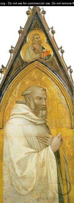 Saint Benedict - Ambrogio Lorenzetti