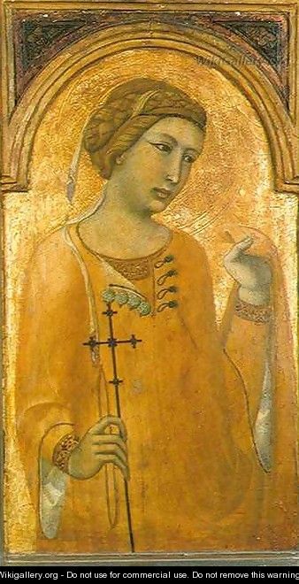 Female Saint - Pietro Lorenzetti