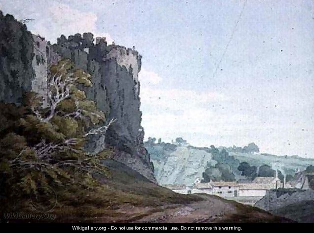 Part of Chepstow Castle, Monmouthshire - John White Abbott